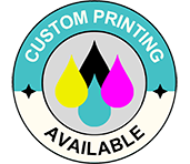 Custom Printing Available