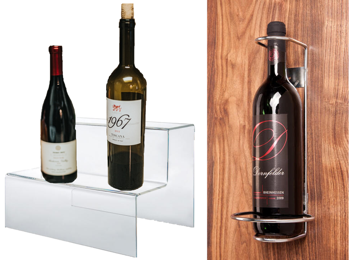 Wine Bottle POS Holders