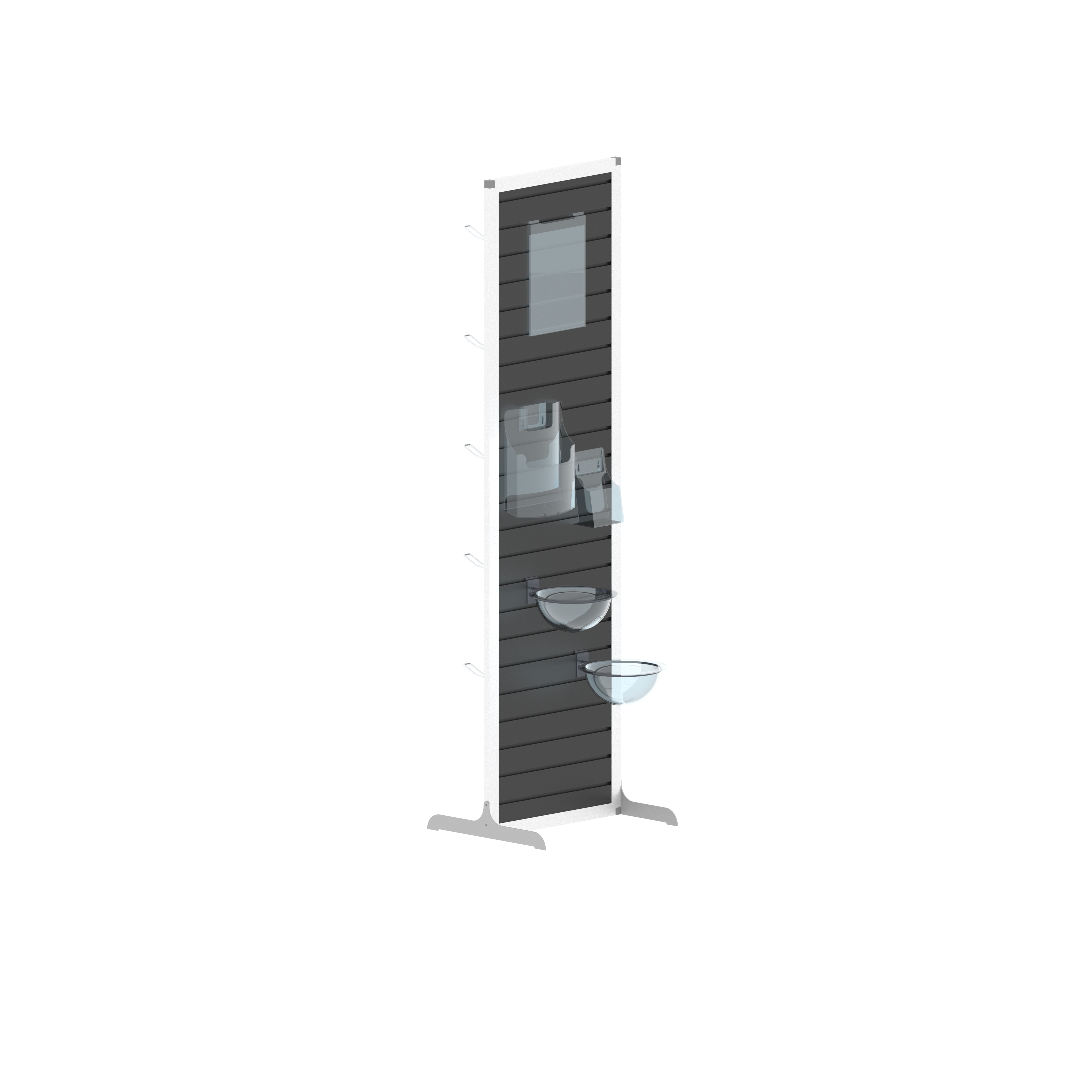 FlexiSlot® Slatwall Presentation Tower "Construct Slim"