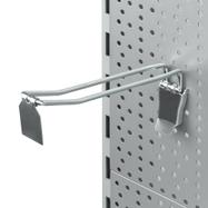 Pegboard Double Hook with Locking Device