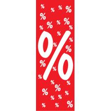 Paper Ceiling Hanger "Percentage Symbol"