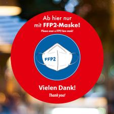 Sticker FFP2-Mask