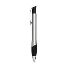 Push Button Ballpoint Pen "Opera" in Metal with Rubber Grip