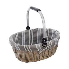 Shopping Basket "Grey Willow"
