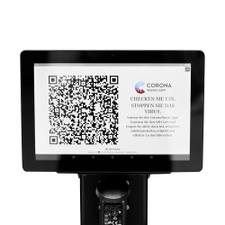 Interactive POS Tablet for Barrier Stands