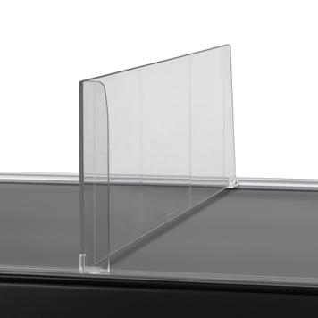 Shelf Divider "MP"range, straight, with Product Stopper