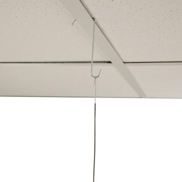 Suspended Ceiling Hook with Protruding Hook