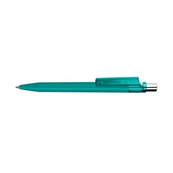 Push Button Ballpoint Pen "ON TOP" with Coloured Stopper in Button