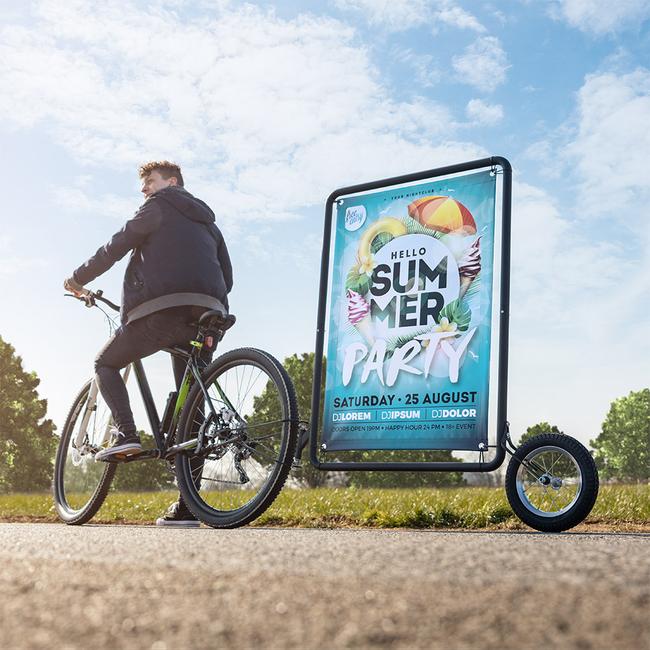 Advertising Trailer for Bicycles "Extra"