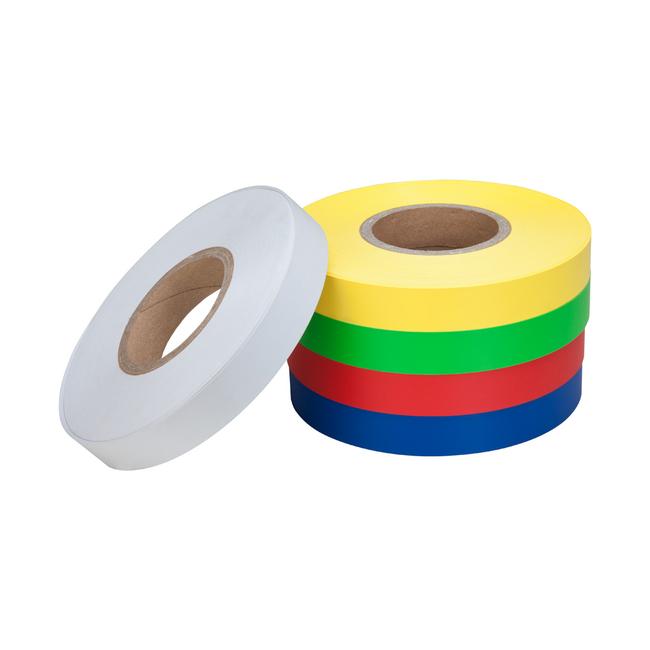 Shelf Edge Coloured Insert Strips in White, Yellow, Green, Red and Blue