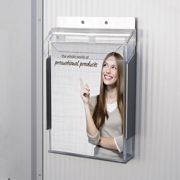 Wall-Mounted Leaflet Dispenser "Nil II" for Outdoor Use