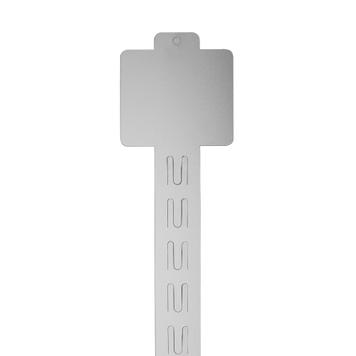 Clip Strip Transparent with Header, 12, 15 or 24 Hanging Hooks