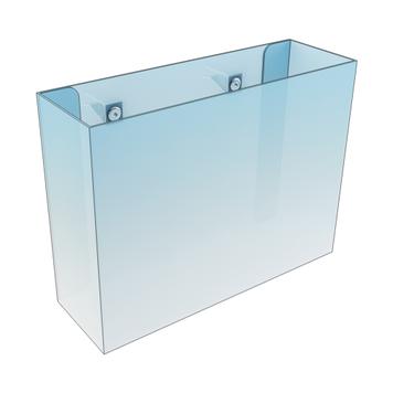 Shelf Edge Leaflet Holder for Glass & Wooden Shelves