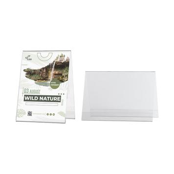 Acrylic Table Tents in Standard Paper Sizes