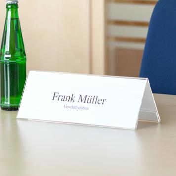 Table Top Name Holder