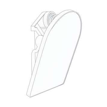 Large Spring Clamp with Adhesive Pad