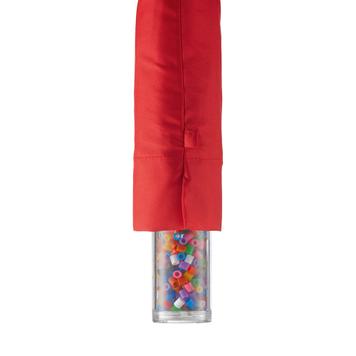 "Fillit" Mini Pocket Umbrella with fillable Plastic Handle