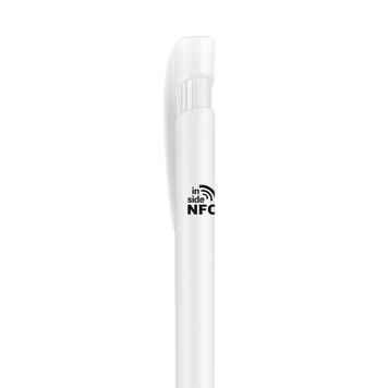 Retractable Ballpoint Pen "Trinity GUM NFC" with built-in NFC TAG