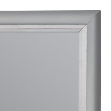 Silver Click Frame with 15mm Profile & Mitred Corners