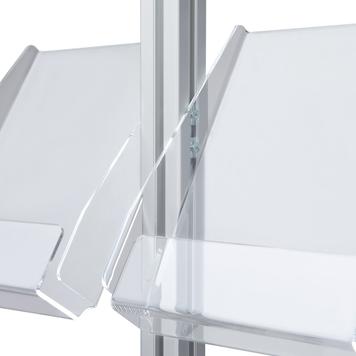 Leaflet Display Stand "Quattro Wing"