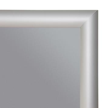 A-Board, 25 mm Profile, silver, flame retardant
